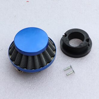 Mini Moto 42Mm Luchtfilter Met Connector Fit Voor Mini Moto Dirtbike Vuil Moto R Bike Quad 42mm blauw