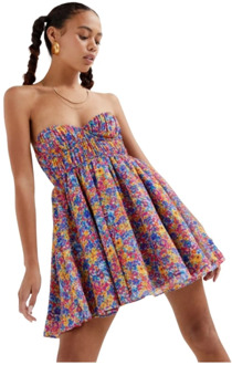 Mini mouwloze sasha -jurk For Love & Lemons , Pink , Dames - Xs,2Xs