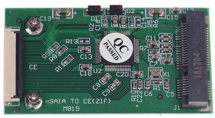 Mini Msata Pci-E 1.8 Inch Ssd 40 Pin Zif Ce Kabel Adapter Converter Card