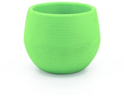 Mini Muti-Kleur Ronde Plastic Plant Bloempot Tuin Home Office Decor Planter Desktop Bloempotten Decor Bloem Tuin potten groen