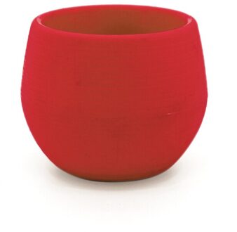 Mini Muti-Kleur Ronde Plastic Plant Bloempot Tuin Home Office Decor Planter Desktop Bloempotten Decor Bloem Tuin potten rood