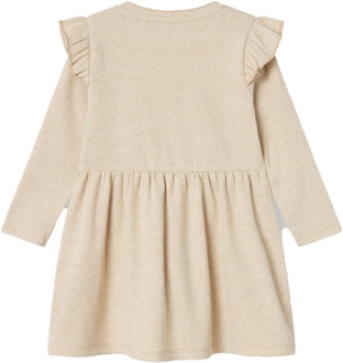 Mini Nmfsiclo LS Dress Gilded Beige name it , Beige , Dames - 92 Cm,98 Cm,104 Cm,80 Cm,110 Cm,86 CM