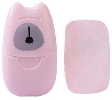 Mini Papier Zeep Willekeurige 50 Stuks Wegwerp Boxed Zeep Papier Reizen Draagbare Outdoor Hand Wassen Cleaning Scented Slice Sheets