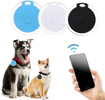 Mini Pet Hond Kat Waterdichte Gps Locator Huisdier Tracker Smart Bluetooth Tracking Anti-verloren Apparaat Huisdier Tracker Huisdier Gps Blauw