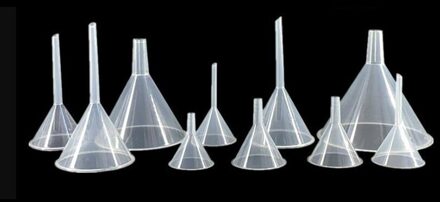 Mini Plastic Trechter Kleine Mond Vloeibare Olie Trechters Laboratorium Levert Gereedschap School Experimentele Levert 50Mm ~ 150Mm