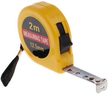 Mini Pocket 2M Intrekbare Meetlint Ruler Tool Bouwers Thuis Diy Garage Regel