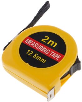 Mini Pocket 2M Intrekbare Meetlint Ruler Tool Bouwers Thuis Diy Garage Regel