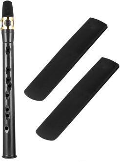 Mini Pocket Bb Saxofoon Sax Abs Met Alto Mondstukken 2 Pcs Reed Draagtas Houtblazers Instrument Ondersteuning Voor goud