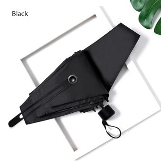 Mini Pocket Paraplu Anti Uv Paraguas Zon En Regen Paraplu Winddicht Licht Opvouwbare Draagbare Paraplu Voor Jongen Meisje zwart