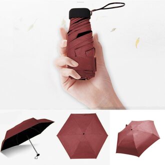 Mini Pocket Paraplu Opvouwbare Parasol Vrouwen Reizen Platte Lichtgewicht Paraplu Uv-bescherming Parasol Opvouwbare Mini Paraplu