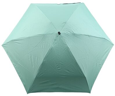 Mini Pocket Paraplu Vrouwen Uv Kleine Paraplu Regen Vrouwen Waterdichte Mannen Parasol Handig Meisjes Reizen Parapluie groen