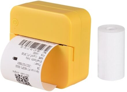 Mini Pocket Thermal Printer Multifunction Portable Sticker Maker with 1 Paper Roll 57mm Compatible