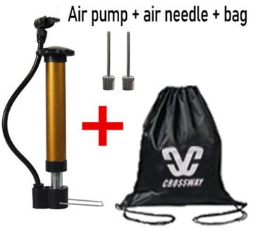 Mini Pomp, Draagbare Handpomp, Basketbal, Volleybal, Voetbal Pomp, Gouden Fiets Pomp, gratis Air Naald + Tas