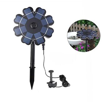 Mini Pomp Tuin Decor Fontein Tuin Zwembad Vijver Outdoor Zonnepaneel Vogel Bad Drijvende Water Fontein Zonne-energie