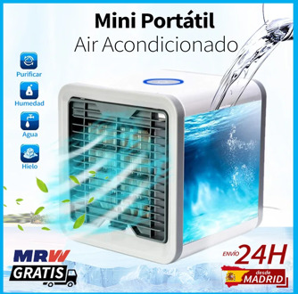 Mini Portable Air Conditioner 8W 7 LED USB Fan for Car Home Beach Travel Air Cooler Humidifier Evaporative Cooler Purifier Air