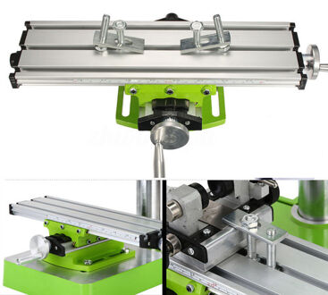 Mini Precisie Freesmachine Werktafel Multifunctionele Boor Bankschroef Armatuur Tafel cnc freesmachine