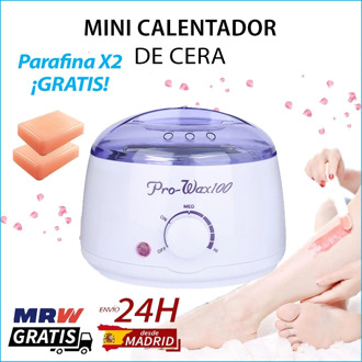 Mini Professional Depilatory Wax Heater with 2 free pieces of Paraffin for hands and feet Machine Wax Pot Electric Heater Melter