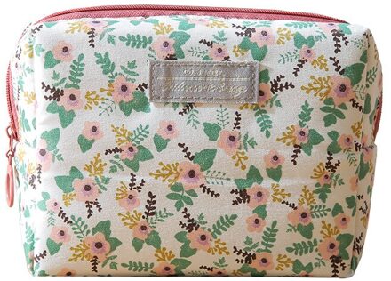 Mini Purse Toilettas Zoete Bloemen Cosmetische Tas Reizen Waszak Organisator Draagbare Beauty Pouch Kit Make Pouch Make Up