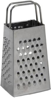 Mini rasp rvs 8cm zilver