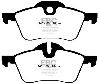 Mini Remblokkenset, schijfrem DP1388