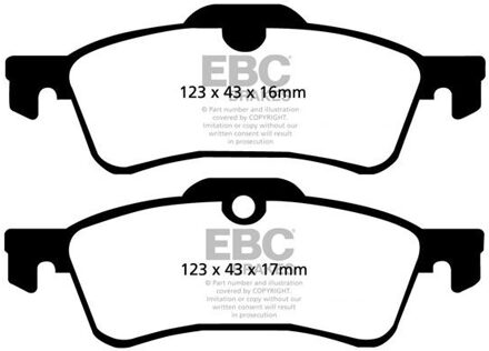 Mini Remblokkenset, schijfrem DP1389