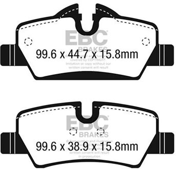 Mini Remblokkenset, schijfrem DPX2228