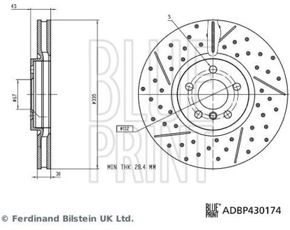 Mini Remschijf ADBP430174