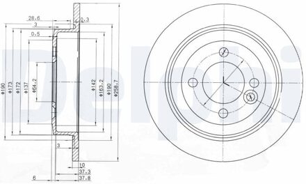 Mini Remschijf BG3662C