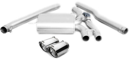 Mini Remus Sportuitlaat (cat-back) Mini Cooper S (JCW) F56/F57 - Chroom Schuin 756215397002670SGR