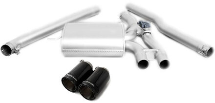 Mini Remus uitlaat passend voor (cat-back) passend voor Mini Cooper S (JCW) F56/F57 - Black Chrome 756215397002698CBR