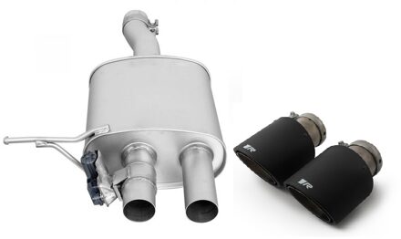 Mini Remus uitlaat passend voor Mini Cooper S F56 3-drs 2014-2018 - Carbon 755214097002670CSR