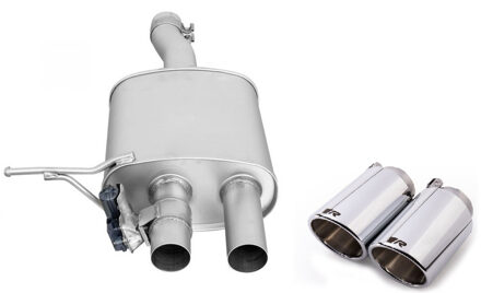 Mini Remus uitlaat passend voor Mini Cooper S F56 3-drs 2014-2018 - Chroom 755214097002670SR