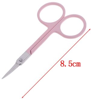 Mini Roestvrij Staal Kleine Nail Gereedschap Schaar Manicure Voor Wenkbrauw Neus Wimper Cuticle Schaar Gebogen Pedicure Make-Up Tool 7