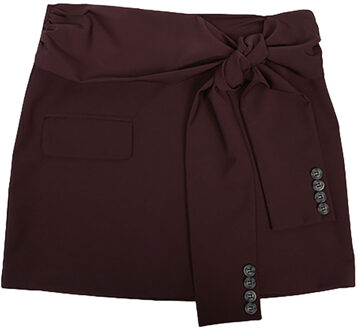 Mini-rok met strik detail Cynzia  bordeaux - 36,