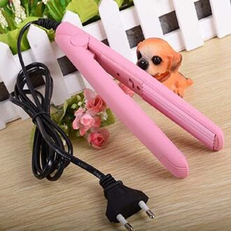 Mini Roze Golfkarton Curling Haar Chapinha Stijltang Crimper Pluizige Kleine Golven Haarkrulspelden Krultangen Styling Gereedschap