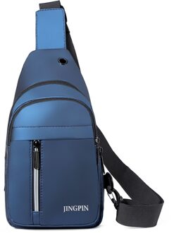 Mini Rugzak Borst Bolsas Feminina Waterdicht Plecak Damski Crossbody Schouder Bolsos De Marca Sling Bag Voor Mannen Daypacks stijl 1 blauw