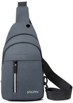 Mini Rugzak Borst Bolsas Feminina Waterdicht Plecak Damski Crossbody Schouder Bolsos De Marca Sling Bag Voor Mannen Daypacks stijl 1 grijs