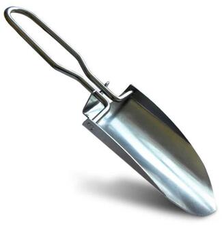 Mini Rvs Tuingereedschap Inklapbare Opvouwbare Schop Camping Spade Tuinieren Tool Doek Pakket Tool
