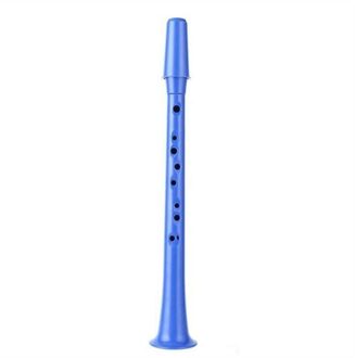 Mini Sax Pocket Saxofoon Simple Key C Muziekinstrument Abs Met Draagtas Voor Elke Muziek Amateur Verkoop Blauw