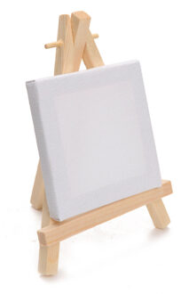 Mini Schildersezel met Canvas | 6 x 8 x 15 cm