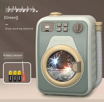 Mini Schoonmaken Speelgoed Set Simulatie Kleine Huishoudelijke Apparaten Serie Kleine Wasmachine Schoner Speelhuis Pop Set 1
