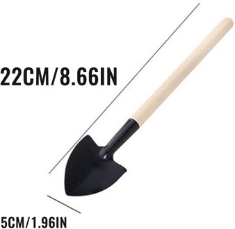 Mini Schop Spade Kleine Bonsai Transplantatie Handheld Tool Multifunctionele Indoor Houten-Handvat Tuinieren Plant Care Accessoires