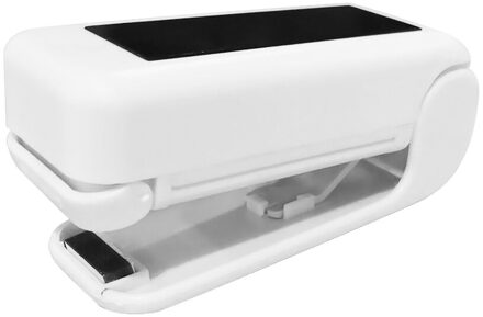 Mini Sealmachine Plastic Pakket Opbergtas Mini Sluitmachine Handige Sticker En Zegels Voor Voedsel Snack Keuken Accessoires wit