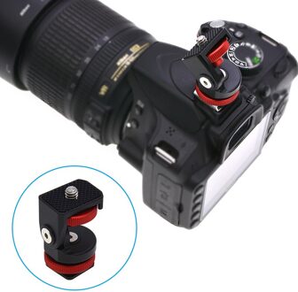 Mini Shoe Adjustable Mount Holder Bracket with 1/4in Screw for Video Camera Monitor Fill Light @M23