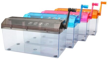 Mini Shredder Kleine Desktop Hand Aangezwengeld A4 Papierversnipperaar Kantoor Huishoudelijke Handleiding Crusher Documenten Handgemaakte Snijmachine