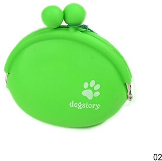 Mini Siliconen Hond Trein Voedsel Snacks Zakken Bag Walking Dog Training Voedsel Opslag Taille Pet Travel Outdoor Product Supply groen