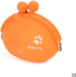 Mini Siliconen Hond Trein Voedsel Snacks Zakken Bag Walking Dog Training Voedsel Opslag Taille Pet Travel Outdoor Product Supply oranje