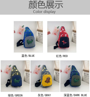 Mini Sling Backpack Fashion Dinosaur Pattern Crossbody Shoulder Bag Chest Bag Travel Daypack for Boys Girls High capacity