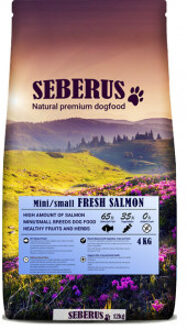 Mini/Small w/Fresh Salmon - natuurlijk graanvrij hondenvoer 4 kg