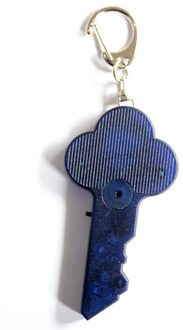 Mini Smart Key Finder Locator Whistle Sound Control Anti-verloren Sleutelhanger Afstandsbediening Door Geluid, kleine Formaat Draagbare, Handig blauw